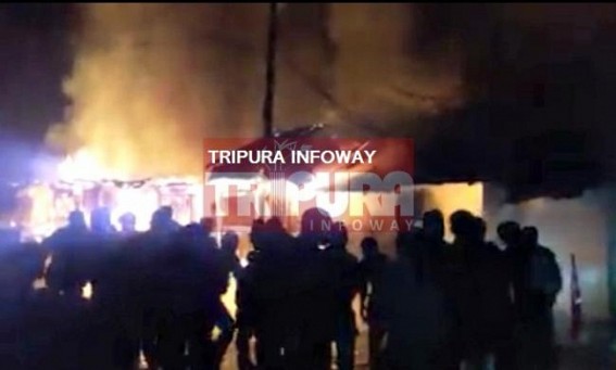 Udaipur Maharani Bazaar burnt in fire 